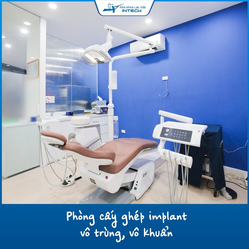 Quy trình phẫu thuật cắm Implant yêu cầu môi trường vô trùng tuyệt đối để ngăn chặn vi khuẩn xâm nhập vào khu vực đặt trụ