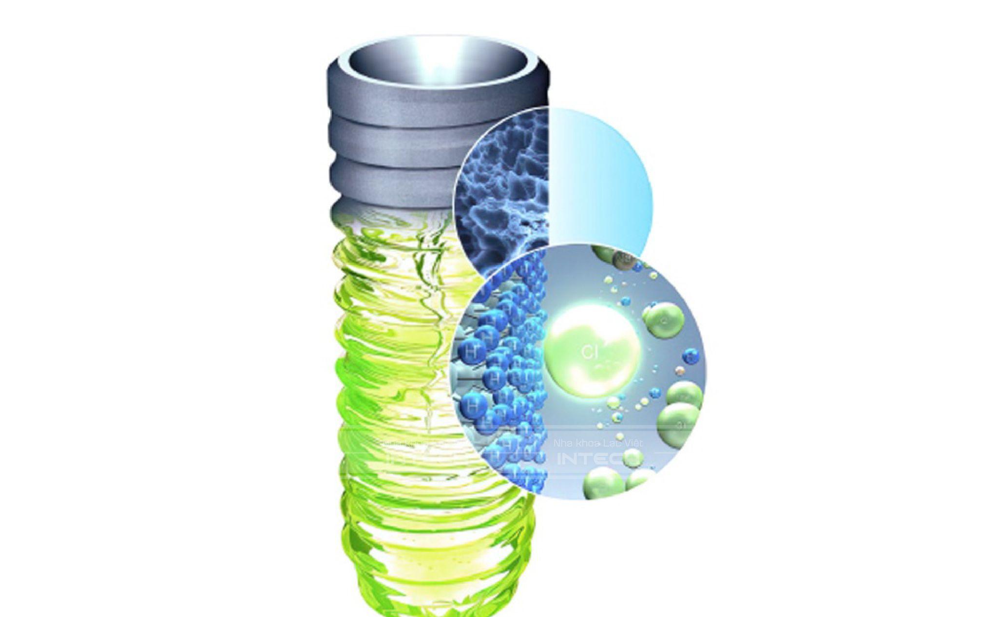 Cấu tạo trụ Implant ái sinh học