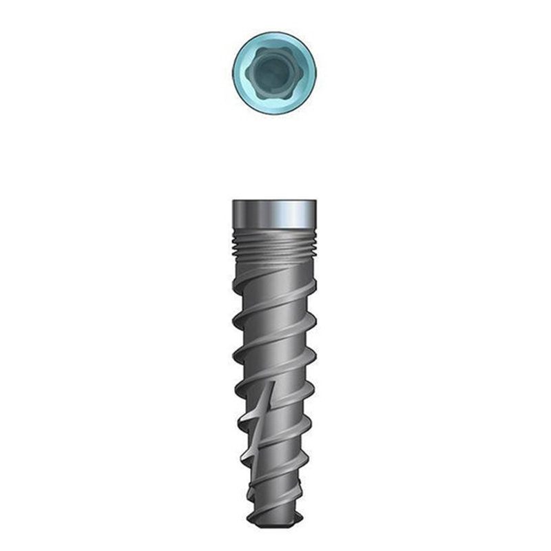 Trụ Implant Hahn có thiết kế giúp hạn chế tiêu xương hàm 