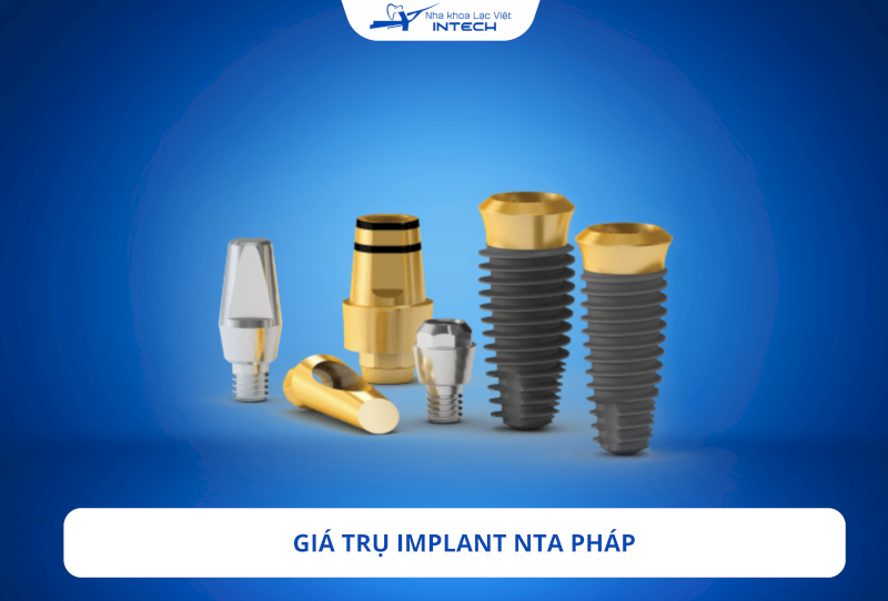 Giá trồng răng Implant bằng trụ NTA dao động tùy thuộc vào từng nha khoa