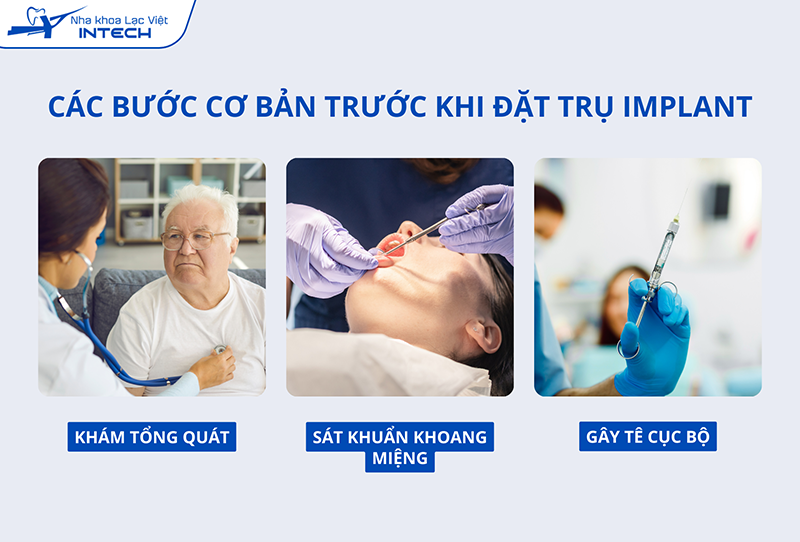 Bác sĩ sẽ khám tổng quát và gây tê để đảm bảo cô chú/anh chị không bị khó chịu trong lúc cấy ghép