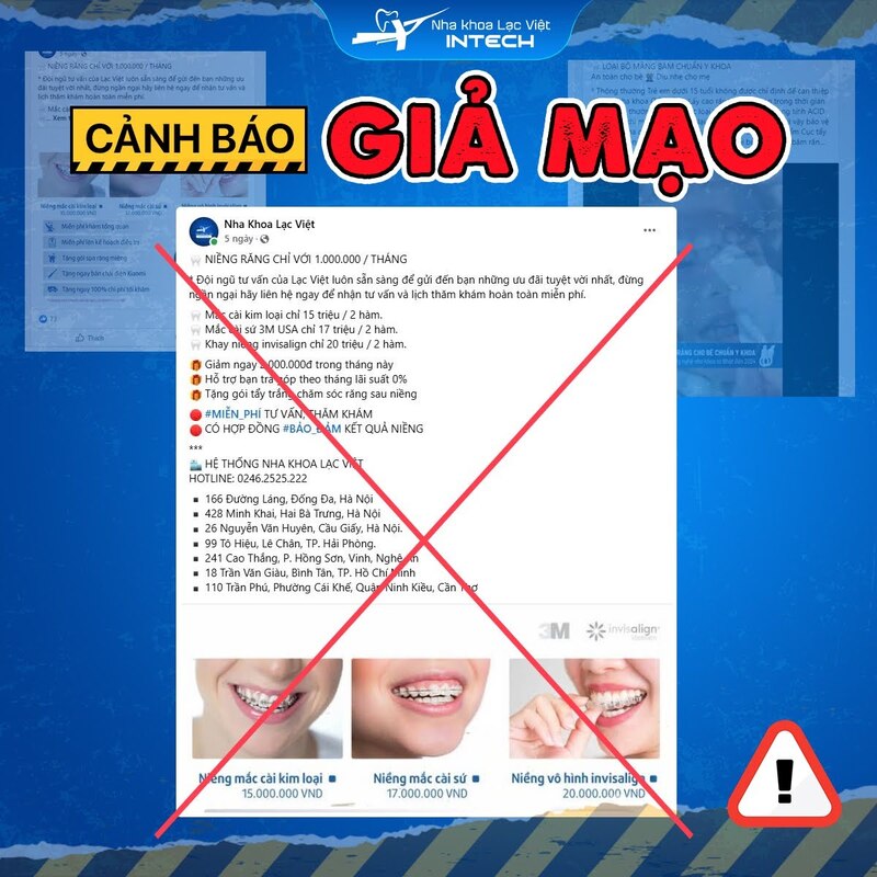 Cô, chú/anh, chị nên cảnh giác với thông tin không rõ nguồn gốc trên mạng và liên hệ ngay với các đơn vị nha khoa uy tín để được tư vấn về trồng răng Implant an toàn