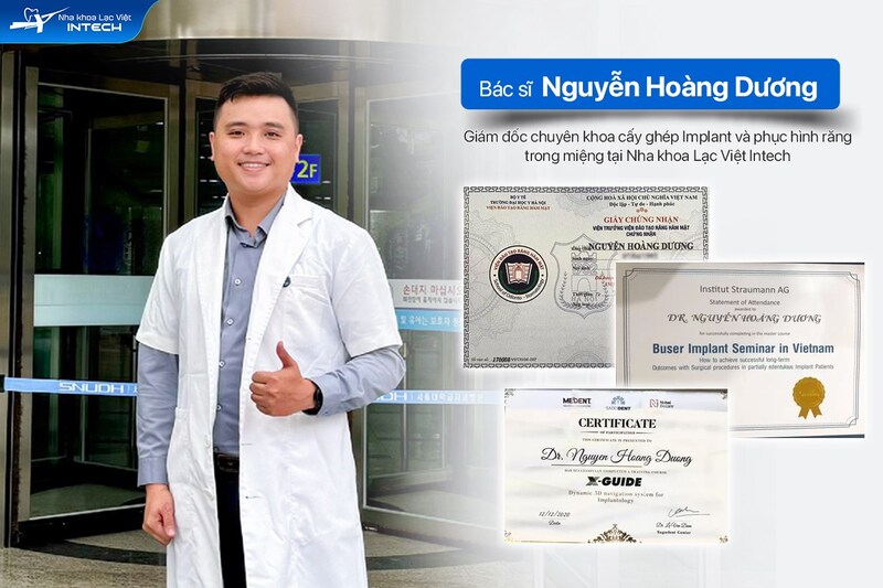 Bác sĩ cần có đầy đủ chứng chỉ hành nghề và được đào tạo chuyên sâu về Cấy ghép Implant, ngoài ra còn phải có kinh nghiệm thực hiện thành công nhiều ca cấy ghép