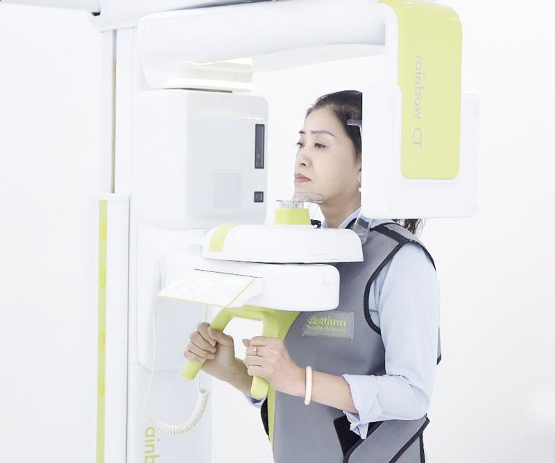 Máy chụp phim CT Cone Beam được trang bị tại hệ thống Nha khoa Lạc Việt Intech