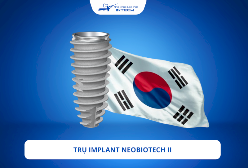 Trụ Implant NeoBiotech II được sản xuất tại công ty NeoBiotech với nhiều cải tiến vượt trội 
