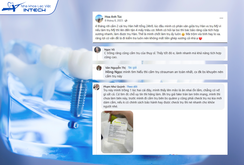 Các loại trụ đến từ Hàn Quốc, Mỹ, Thụy Sĩ, Thụy Điển được nhiều người ưa chuộng