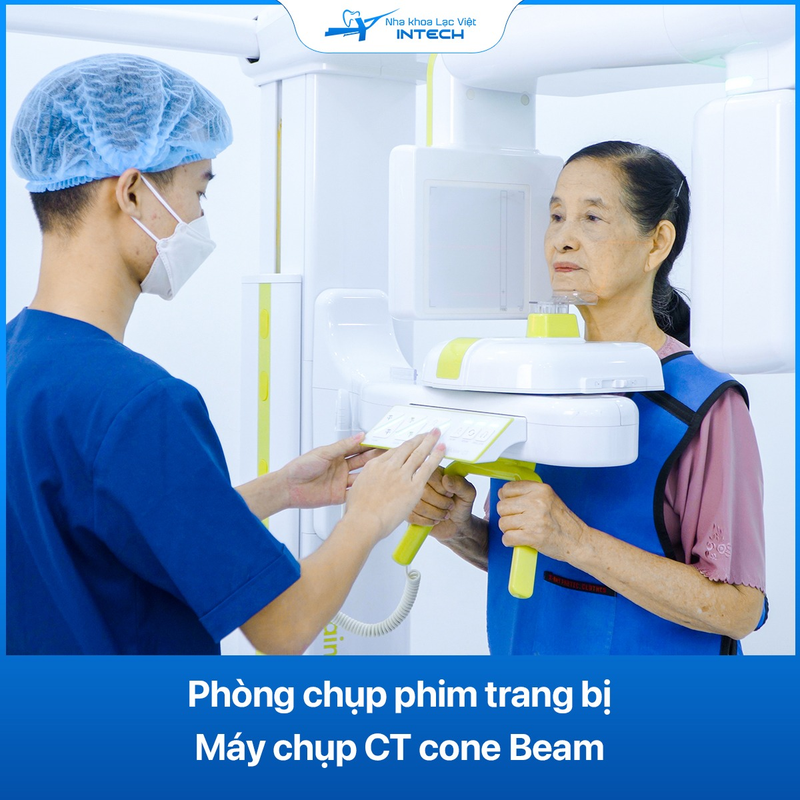 Bác sĩ sẽ cho cô chú/anh chị chụp CT Cone Beam để tầm soát mật độ xương